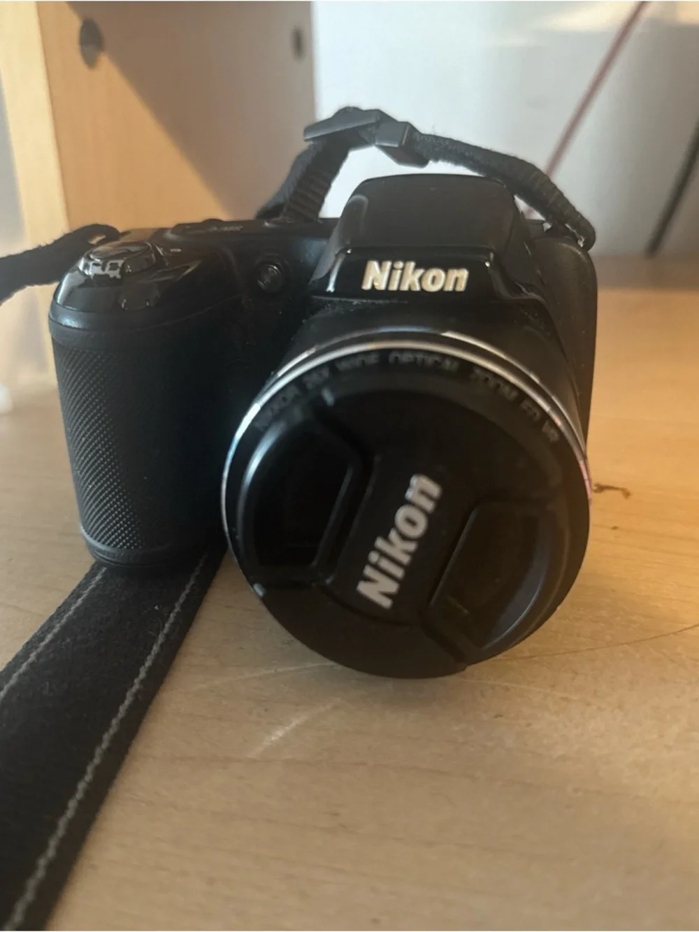 Nikon Black 26x Optical Zoom Bridge Camera with Strap